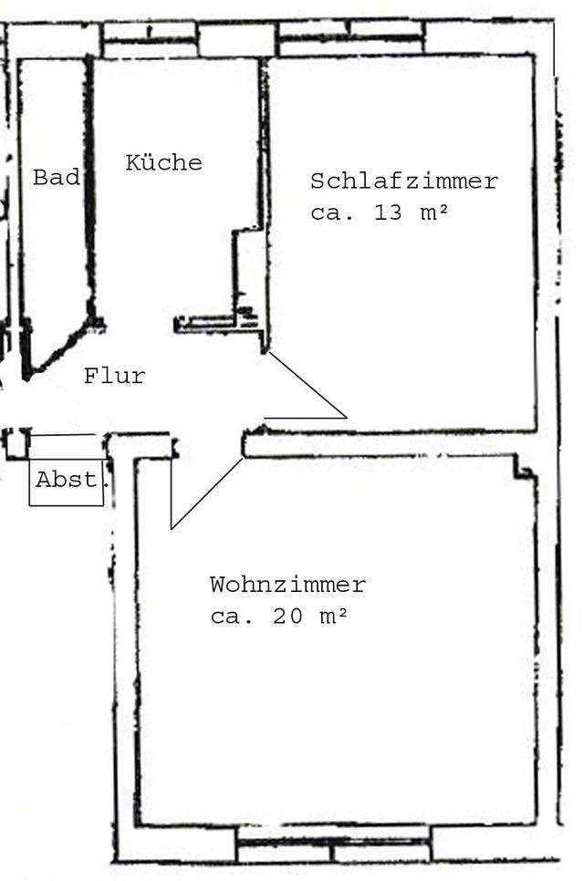 Nördliche Altstadt - renovierte 2-Zimmerwohnung zu vermieten - Foto 5