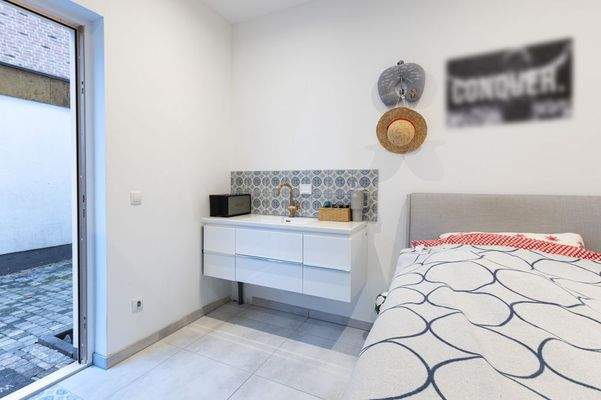 Teilansicht Studiozimmer mit eigenem Eingang