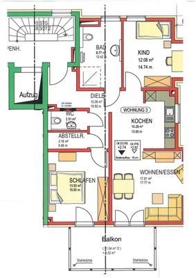 Wohnungsgrundriss