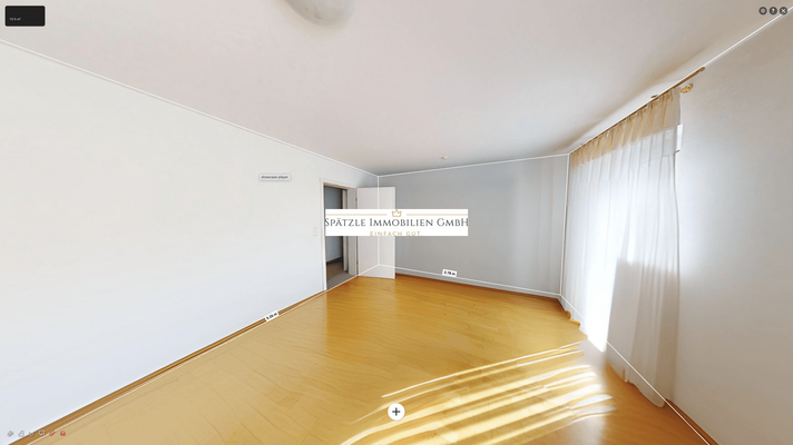 Schlafzimmer EG ohne Möbel 
