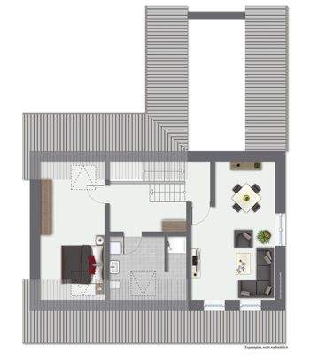 Grundriss Hinterhaus OG