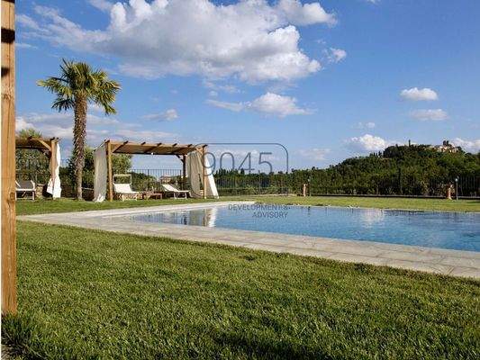 12 Hektar grosser Landsitz mit Panoramaausblick, Pool in Val di Chiana
