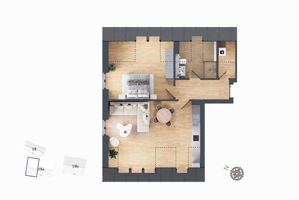 Grundriss Wohnung 11