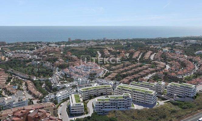 Apartments with Gardens and Pools in Mijas Spain