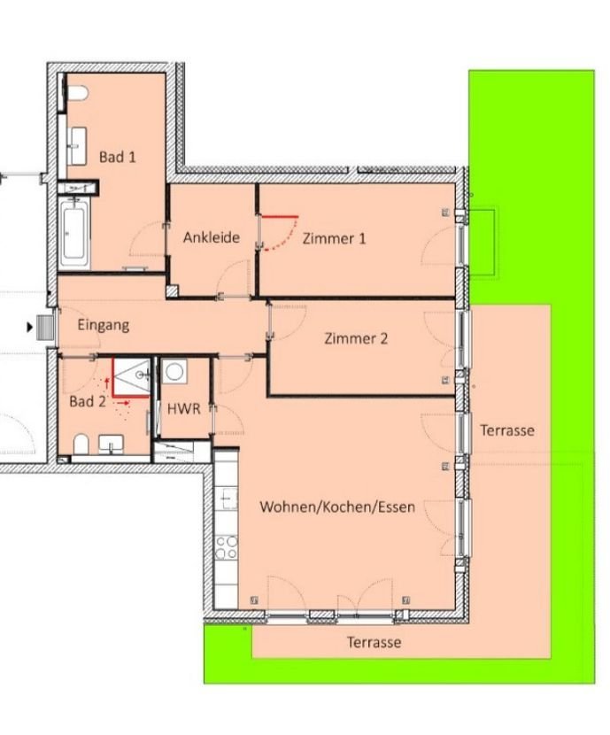 3 Zimmer Wohnung in Berlin (Karlshorst)