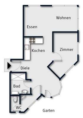 Grundriss ohne Maßstab