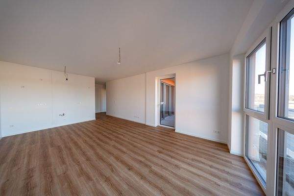 Offener Wohn- und Küchenbereich