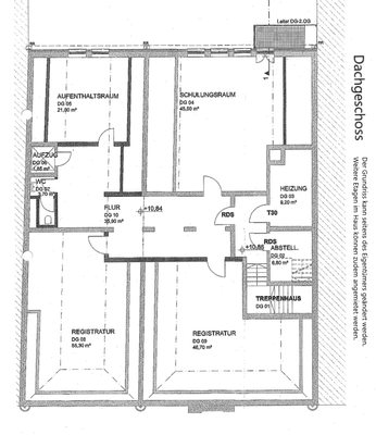 Grundriss Dachgeschoss