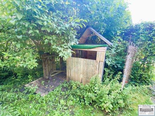 Blick in den Kleingarten