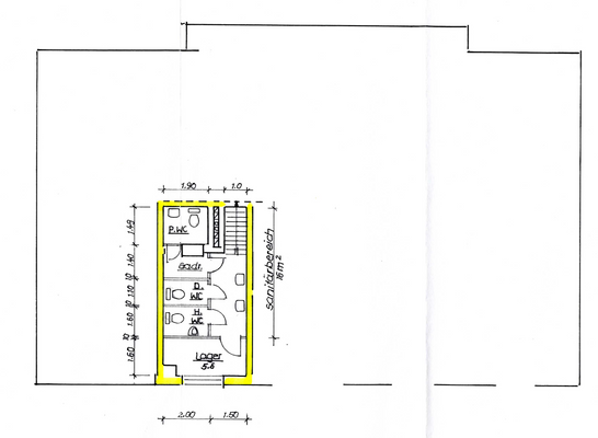 Grundriss Skizze Keller