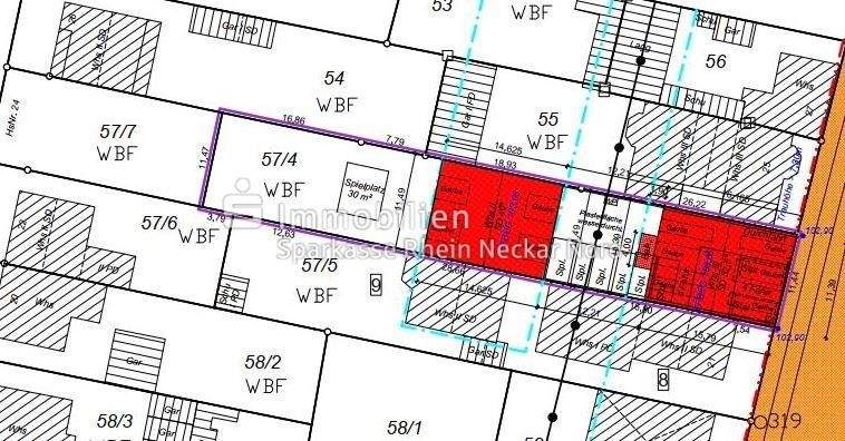 Lageplan Neubauprojekt