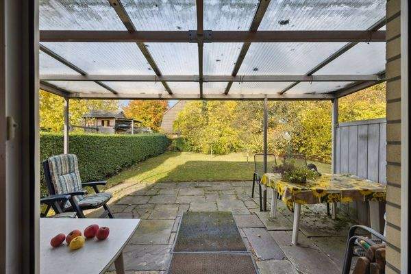 Überdachte Terrasse