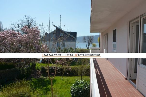 Süd Ost-Balkon mit Teilseeblick