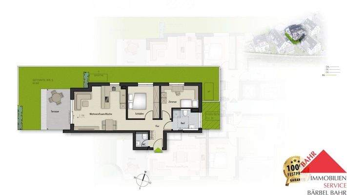 Grundriss Wohnung Nr. 15