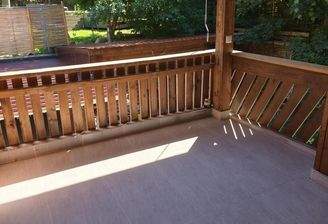 Süd West Balkon