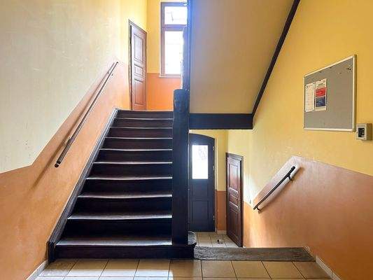 Gepflegtes Treppenhaus