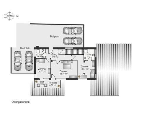 Grundriss Obergeschoss