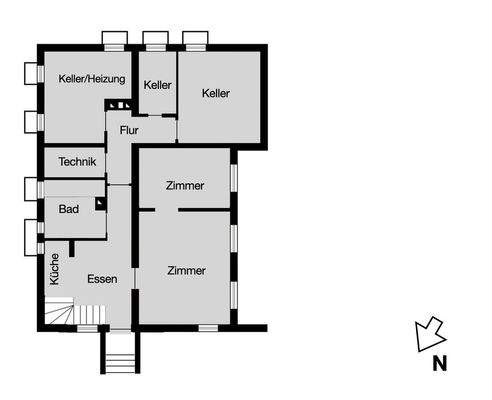 Grundriss Gartengeschoss