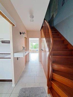 Der helle Eingangsbereich