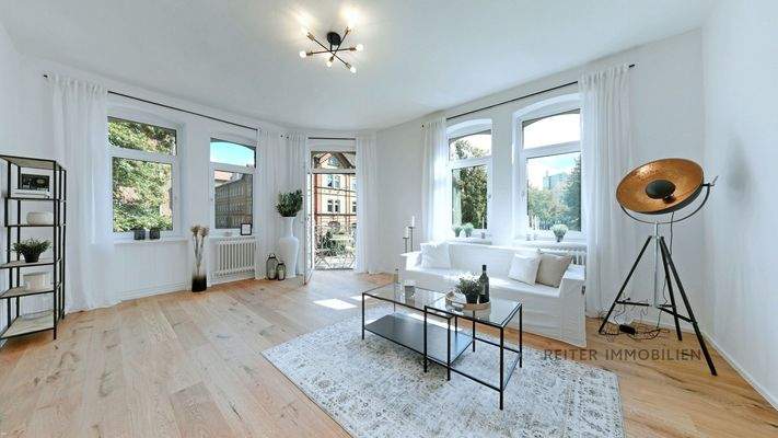 Wohnzimmer voller Elegan