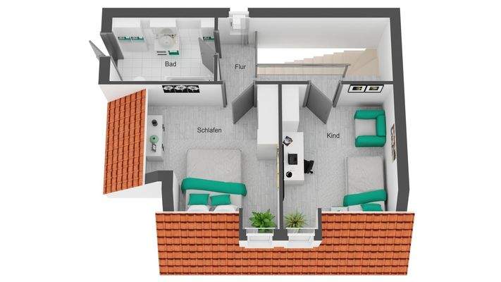 Grundriss - 2. Ebene