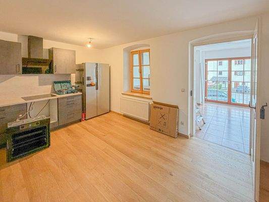 Küche mit Wintergarten