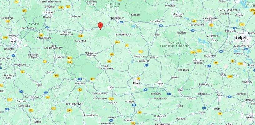 Lage in Mitteldeutschland