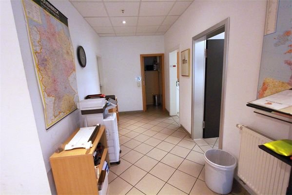 Flur Bürotrakt