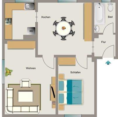 Grundriss beispielhaft