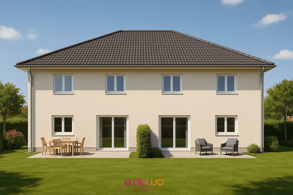 Außenansicht in den Garten - Visualisierung