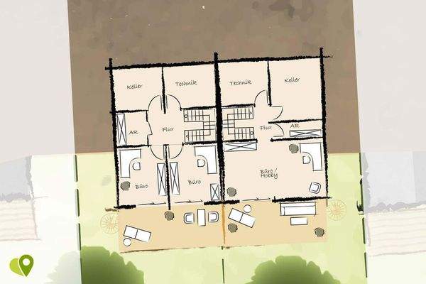 beispielhafter Grundriss, KG