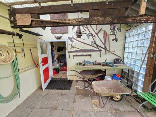 Blick zum Eingang, Partyraum