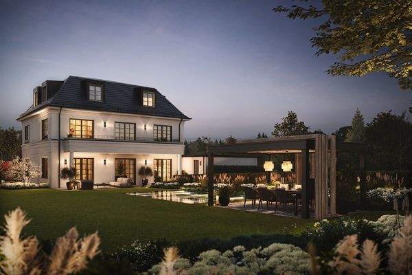 Außenansicht Abendstimmung