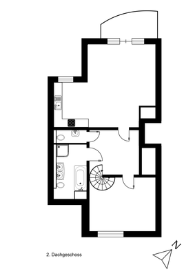 Dachgeschoss 2. Ebene