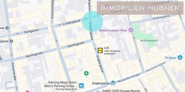 Lageplan Zieglergasse