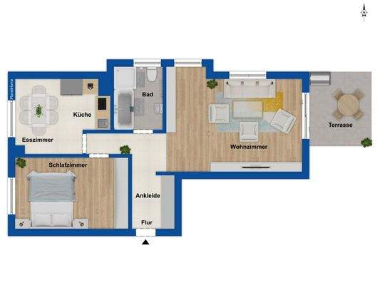 Grundriss 1. Obergeschoss