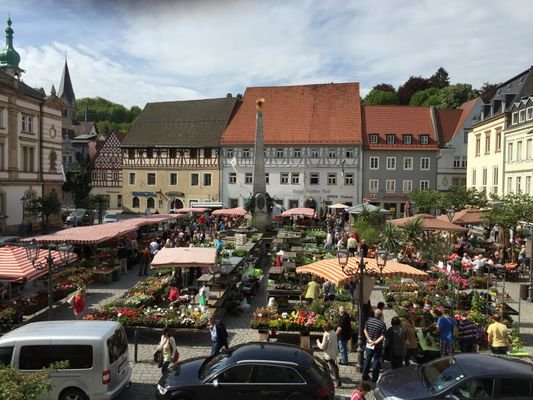 Blick auf dem Marktplatz