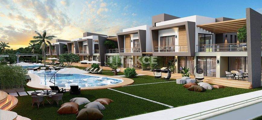 2+1 Apartments with Gardens and Terraces in North Cyprus