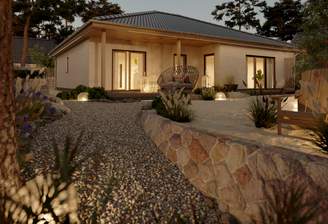 Bungalow 128 - Ansicht Garten.png