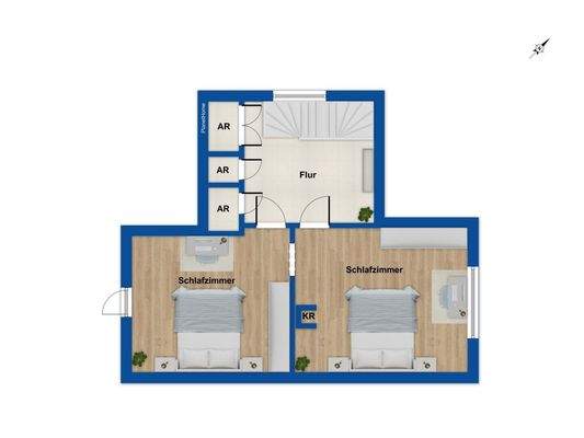 Grundriss Obergeschoss