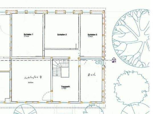 Grundriss Obergeschoß