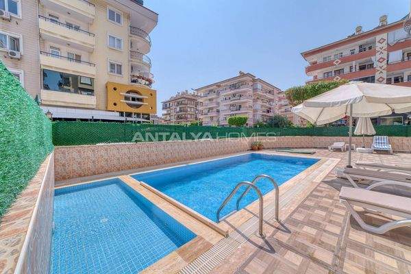 Furnished Flat in Seaside Complex in Obagöl, Alanya