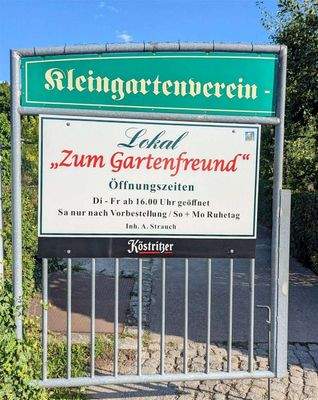 Eingang Gartenverein