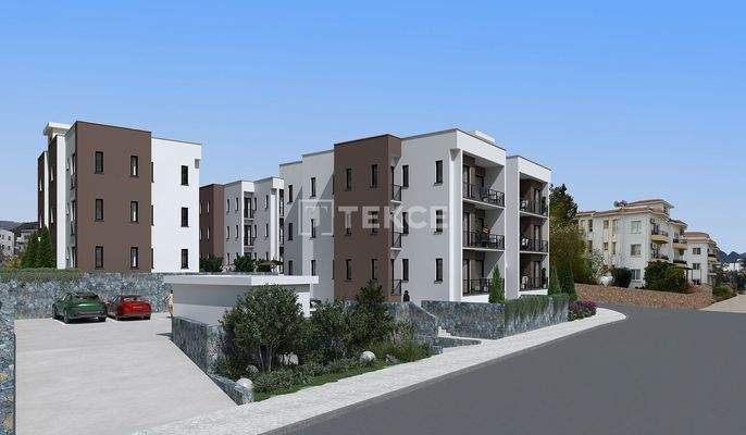 2-Bedroom Apartments for Sale in a Complex with a Pool in Girne
