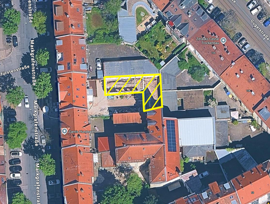 Detailansicht Perspektive Luft