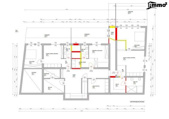 Entwurfsplanung Variante UG