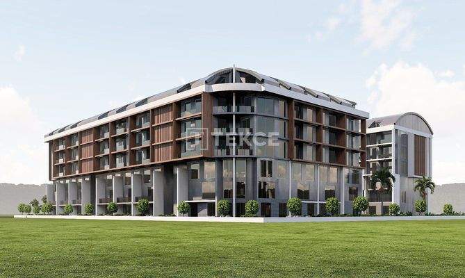 New Apartments for Sale with Mountain Views in Konyaaltı Antalya