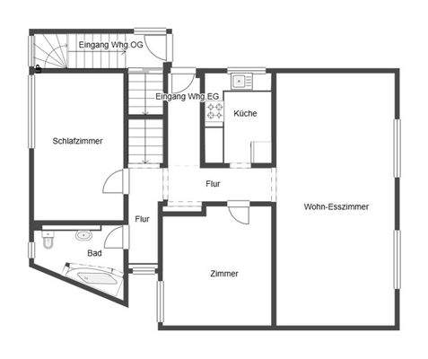 Grundriss Skizze EG