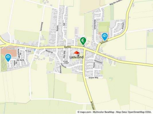 Geolyzer Kartenausschnitt