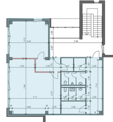 Grundriss Hausnr. 152 1. OG